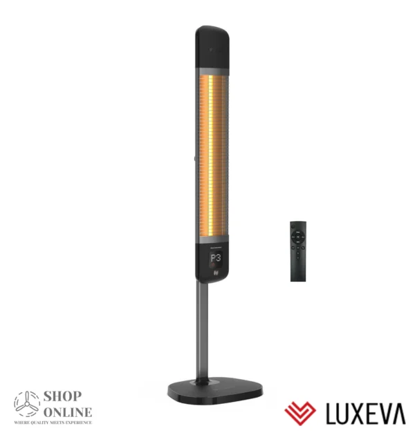 Luxeva PRO-FR 2500W — подов отоплител, черен