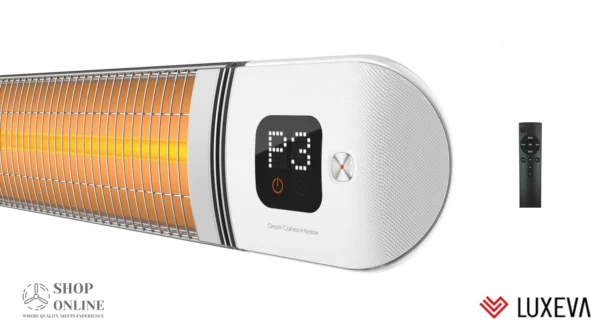 Luxeva PRO-WL 2500W — стенен отоплител, бял