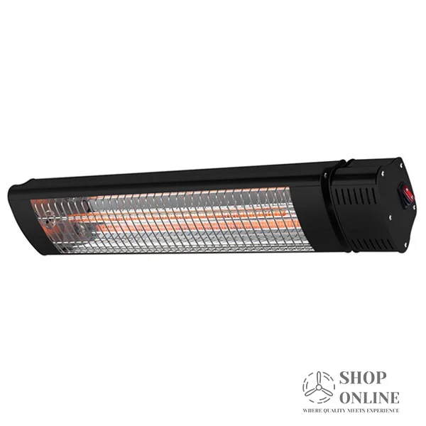 Водоустойчив инфрачервен отоплител COLORATO CLHR-20WR 2000W с дистанционно управление, IP65