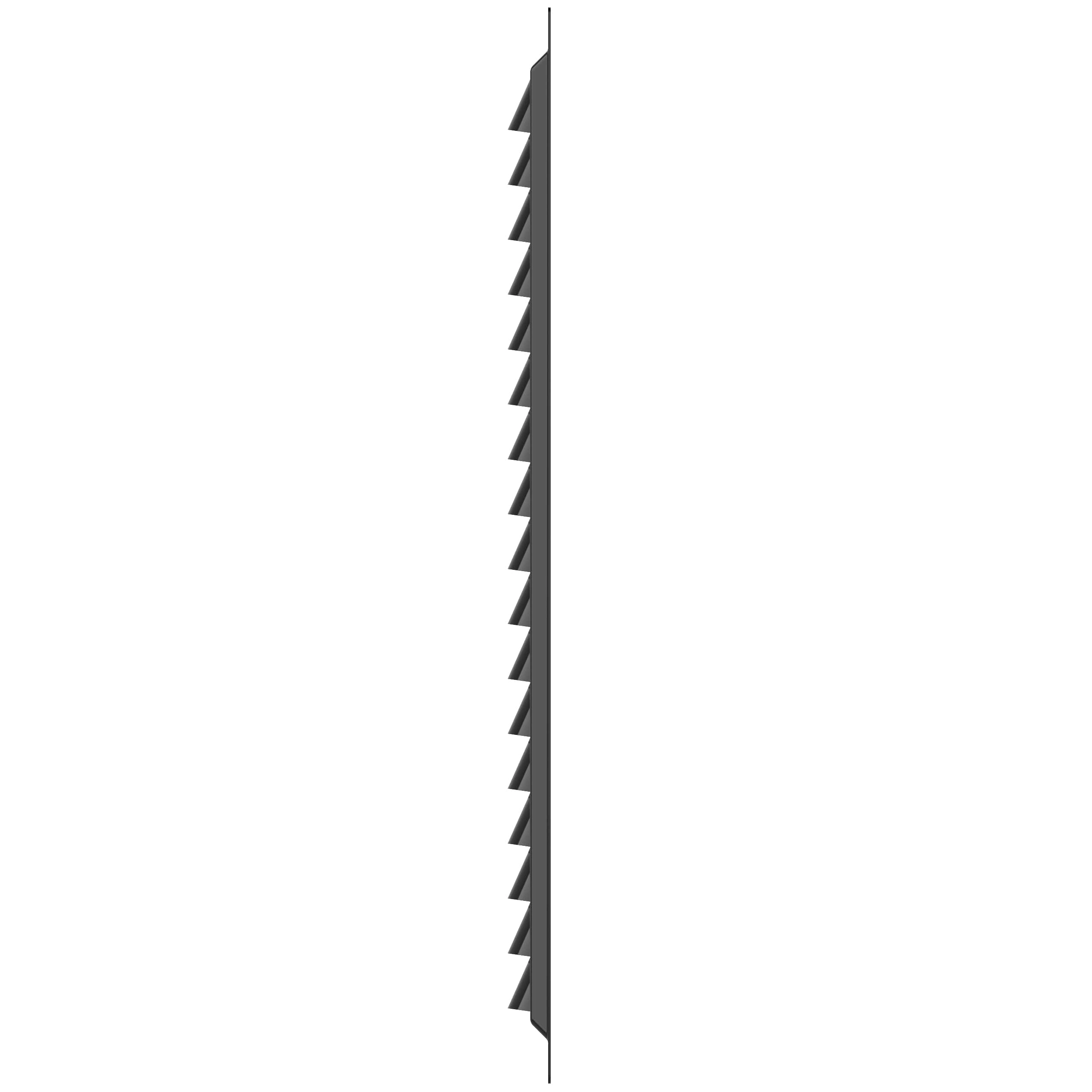 Метална вентилационна решетка VENTEUROPE 1530ME, 150 × 300 mm, черна, с мрежа - Image 4