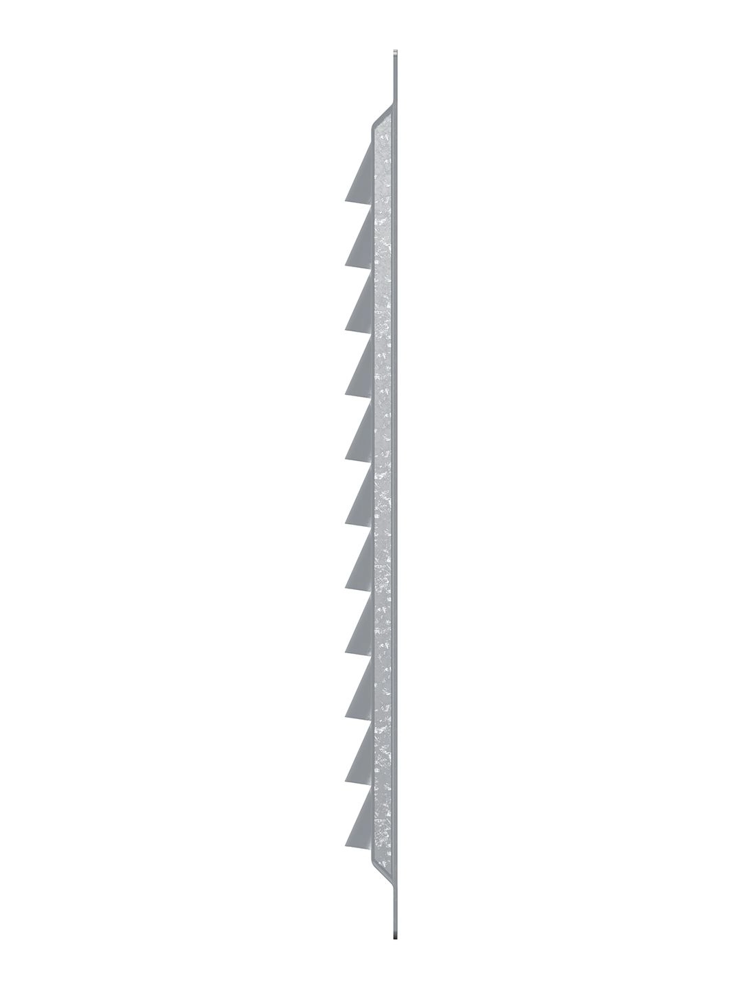 Метална вентилационна решетка VENTEUROPE 2020MC, 200 × 200 mm, сребриста, с мрежа - Image 4