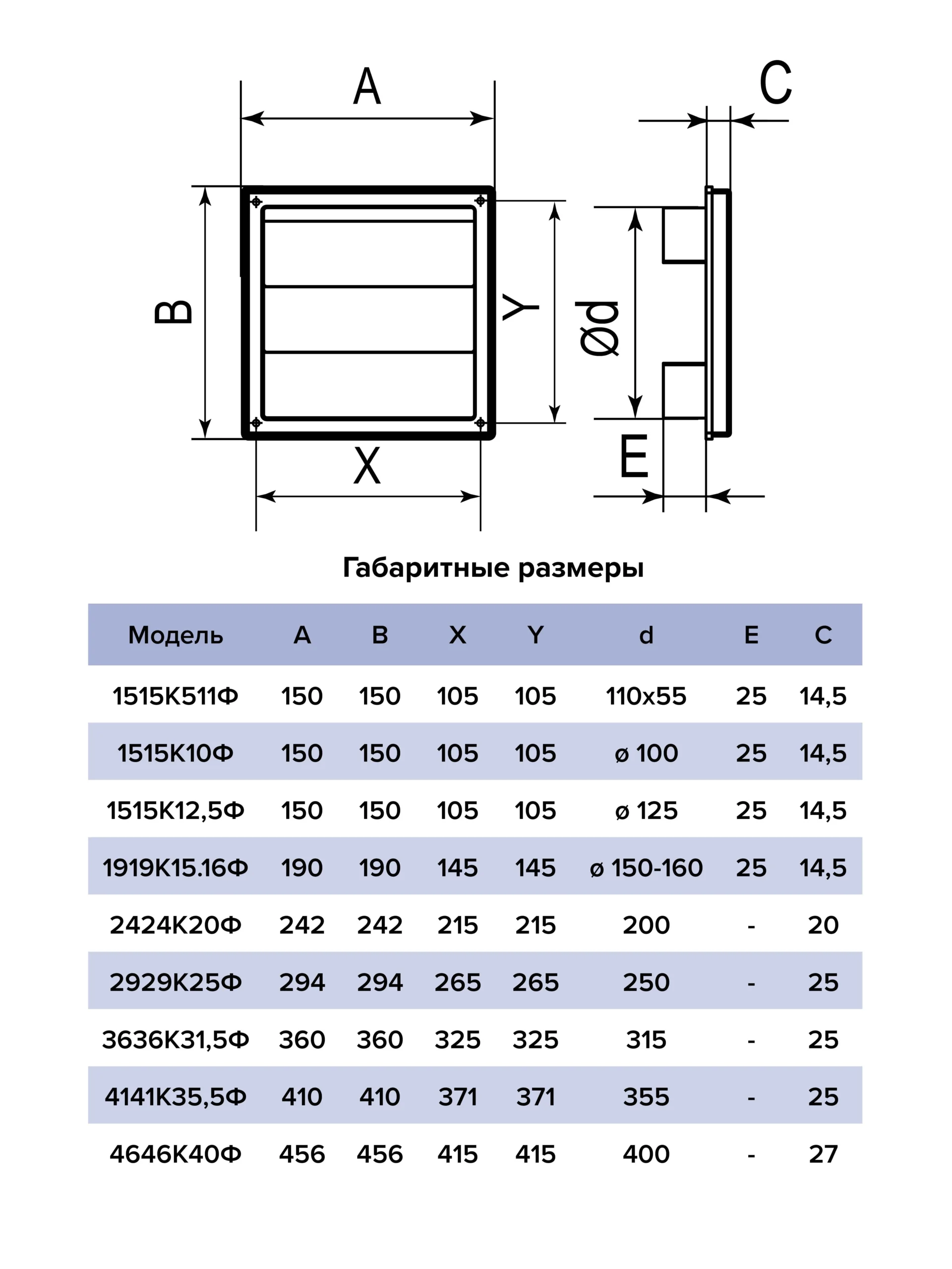 Гравитационна вентилационна решетка VENTEUROPE 4141K35,5F, Ø355 mm, сива - Image 6