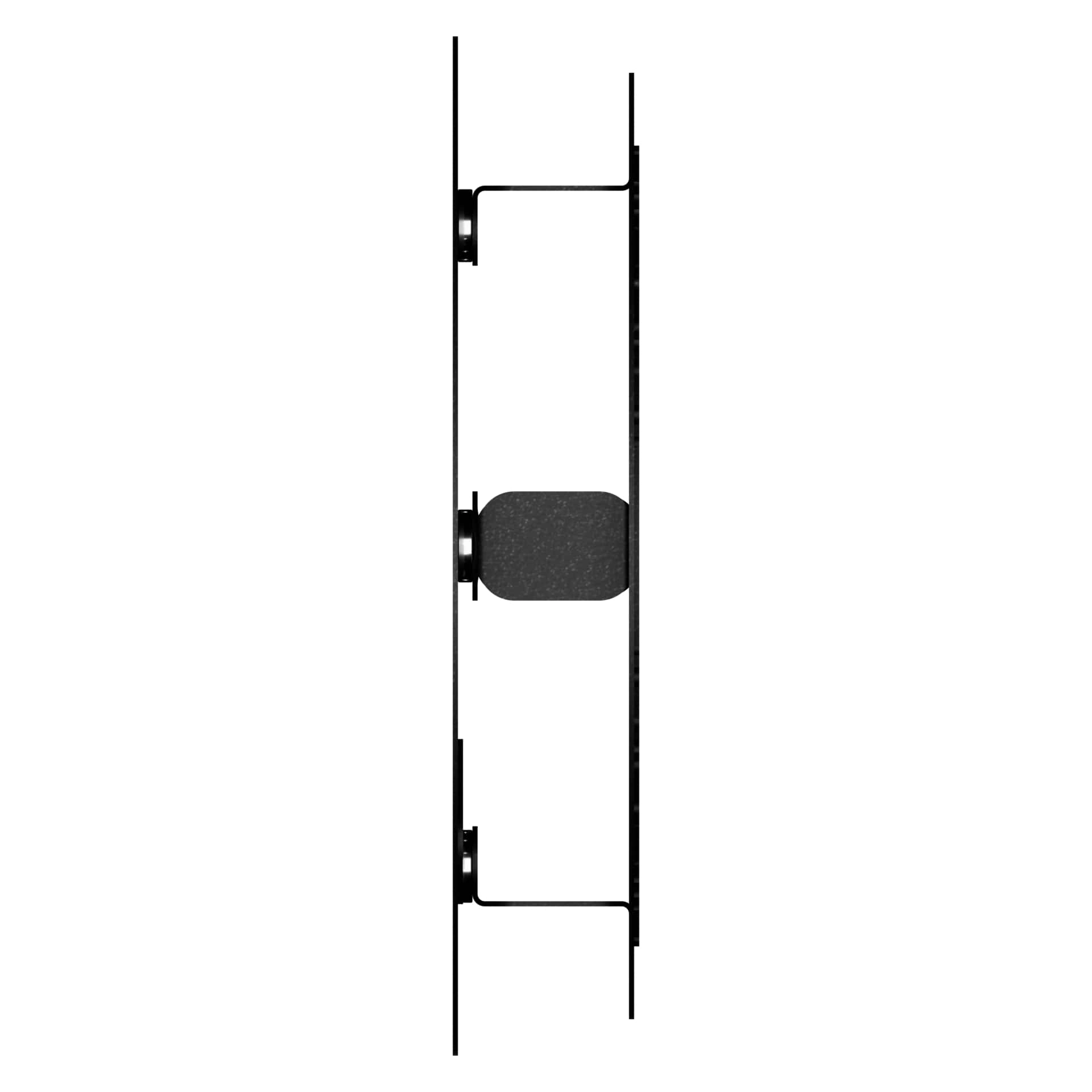 Метална кръгла решетка VENTEUROPE 20RVM-B, Ø200 mm, черна, с мрежа и магнити - Image 3