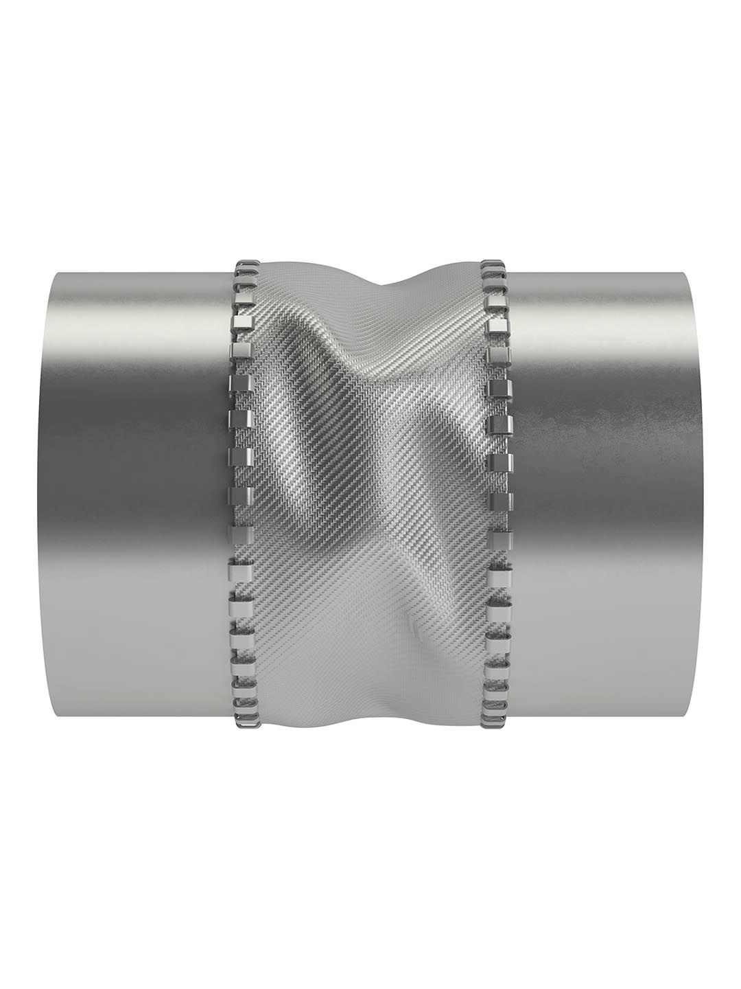 Гъвкав съединител VENTEUROPE FI150 Ø150 mm, поцинкована стомана - Image 2