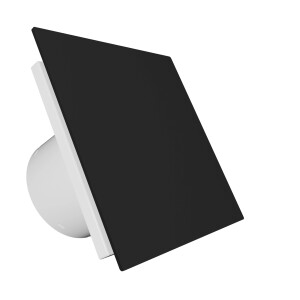 Вентилатор за баня VENTEUROPE EON BD125/8678 Ø125 mm, пластмасов панел черно мат
