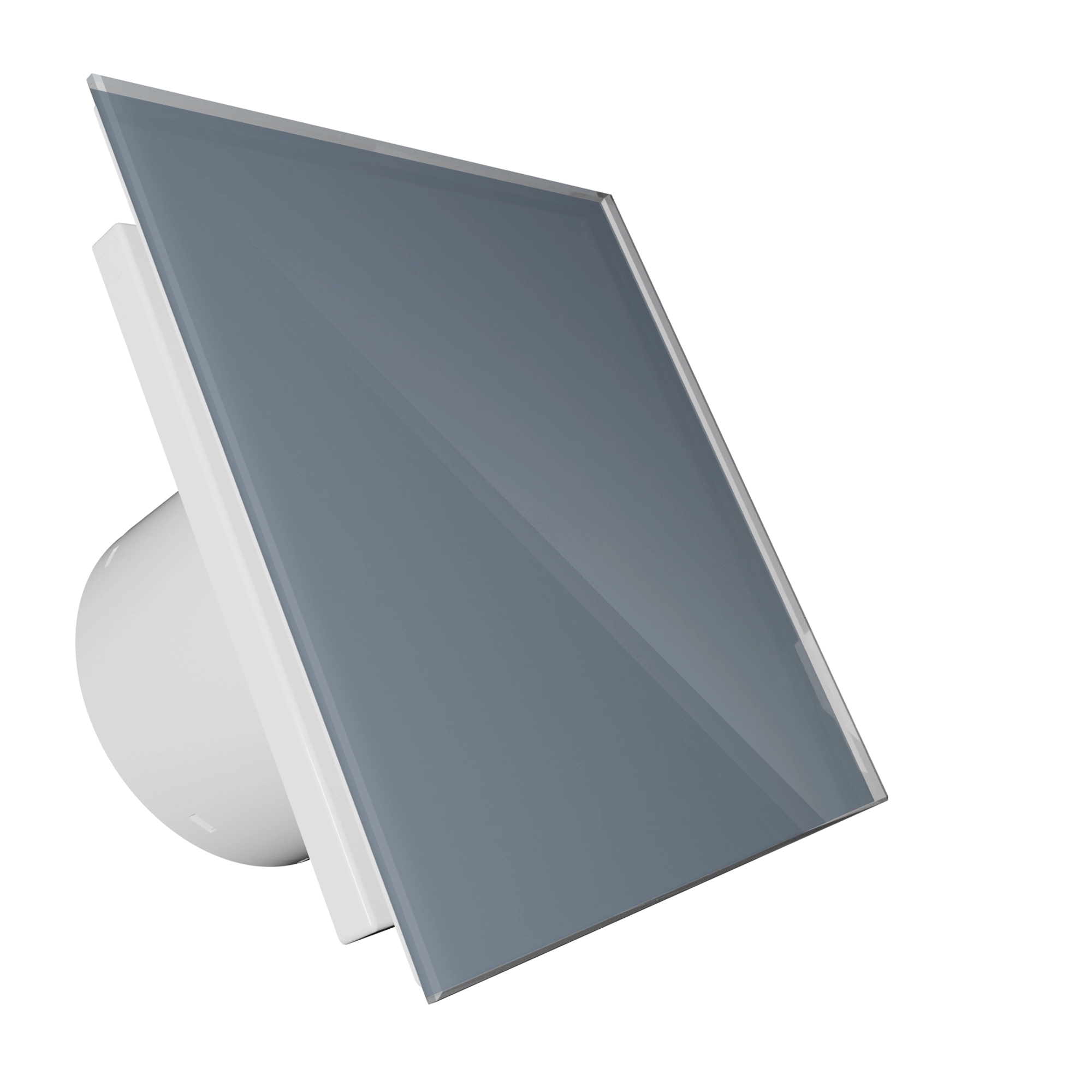 Вентилатор за баня VENTEUROPE EON BD100/2848 Ø100 mm, стъкло тъмносиньо