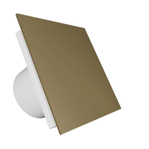 Вентилатор за баня VENTEUROPE EON BD100/8670 Ø100 mm, пластмасов панел шампанско