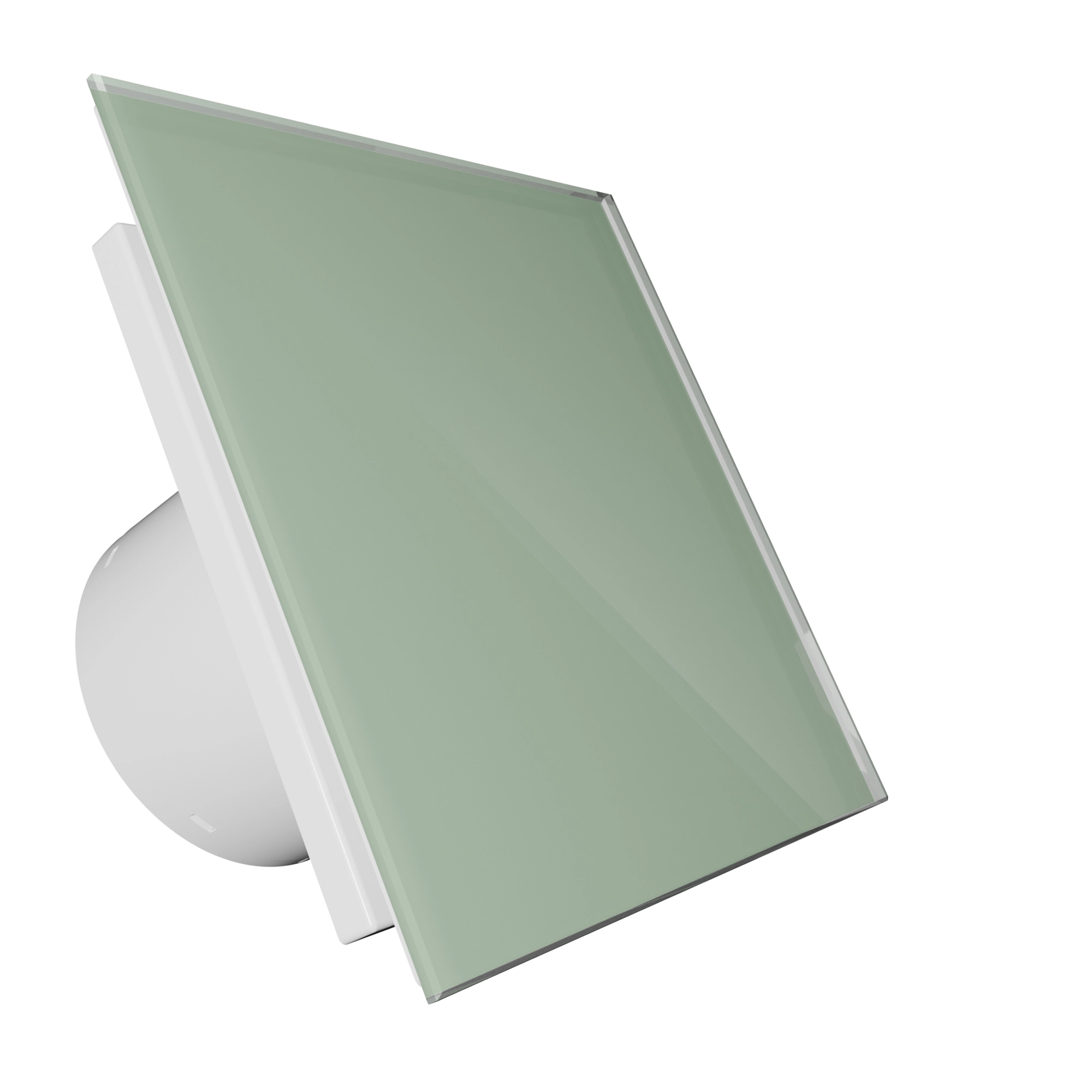 Вентилатор за баня VENTEUROPE EON BD125/9071 Ø125 mm, стъклен панел светлозелено