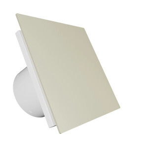Вентилатор за баня VENTEUROPE EON BD125/9076 TURBO, Ø125 mm, слонова кост, пластмасов панел