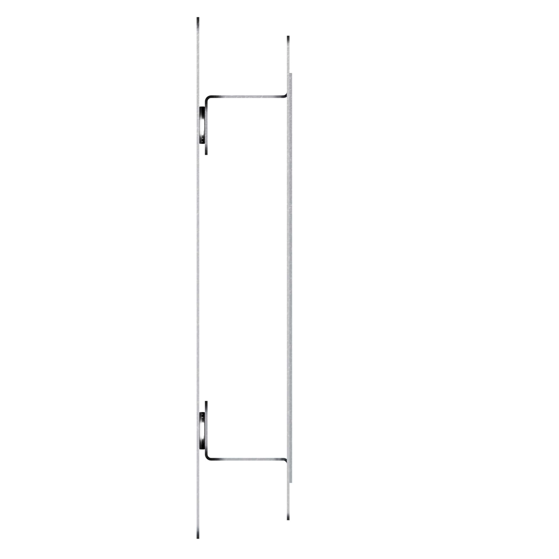 Метална квадратна решетка VENTEUROPE 1717RVM-G, 170 × 170 mm, сива, с мрежа и магнити - Image 3
