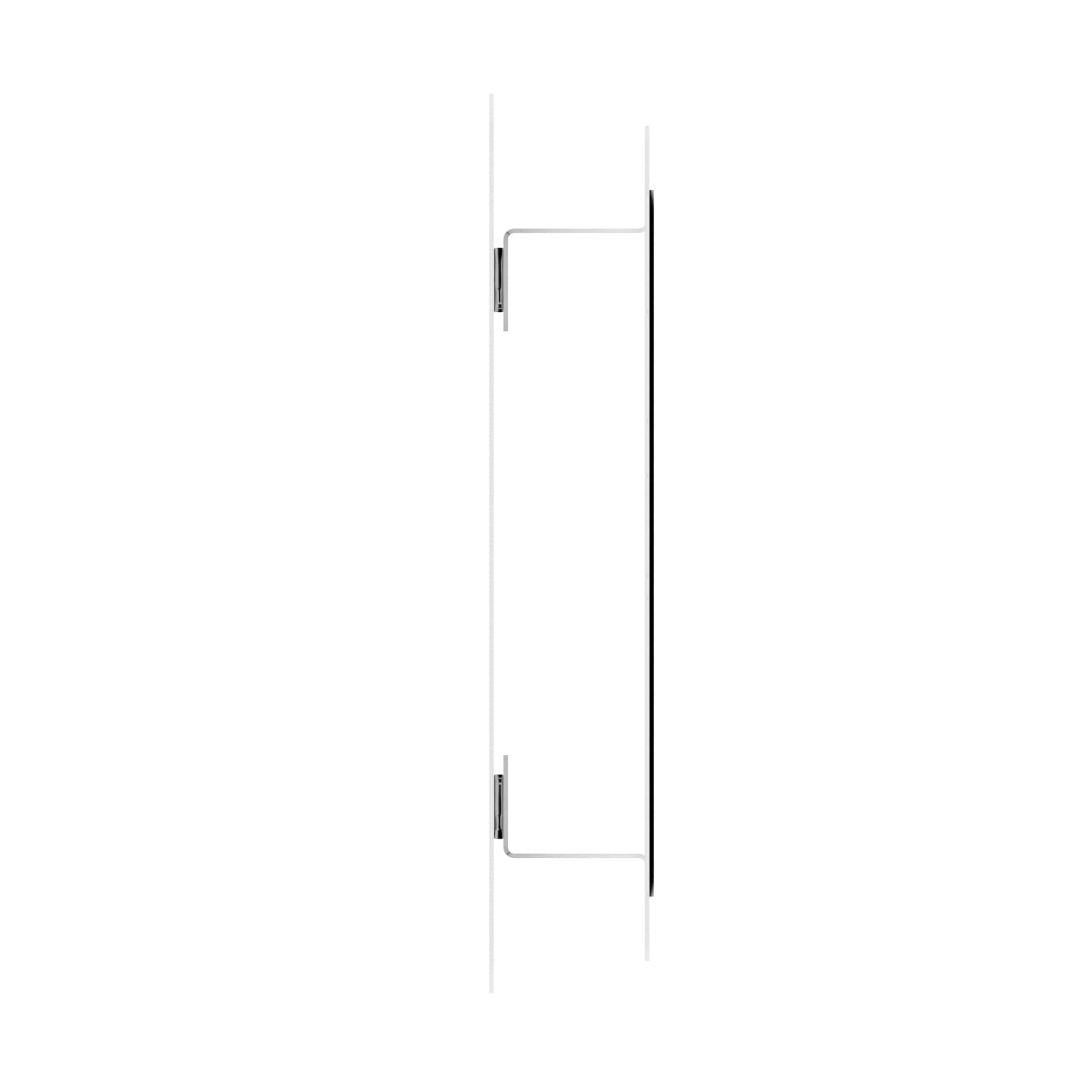 Метална квадратна решетка VENTEUROPE 1414RVM, 140 × 140 mm, бяла, с мрежа и магнити - Image 3