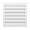 Пластмасова вентилационна решетка AirRoxy 02-328, 170x170, 80-150 ØD, бяла