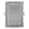 Вентилационна решетка със защитна мрежа 140x210 AirRoxy 02-731 неръждаема стомана