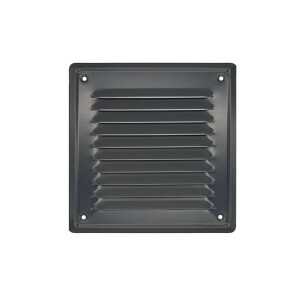 Вентилационна решетка със защитна мрежа 140×140 AirRoxy 02-717 GR графит
