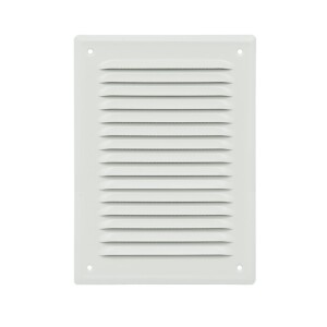 Вентилационна решетка със защитна мрежа 140×210 AirRoxy 02-719 бяла