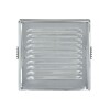 Вентилационна решетка със защитна мрежа 140x140 AirRoxy 02-730 неръждаема стомана