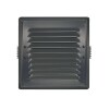 Вентилационна решетка със защитна мрежа 140×140 AirRoxy 02-732GR графит