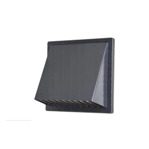 Регулируема вентилационна решетка AirRoxy 02-371GR, 170×170, Ø80-150D, с клапа, графит