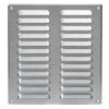 Вентилационна решетка със защитна мрежа, метал Europlast MR2628Zn 260x280mm, калайдисано желязо