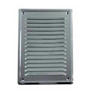 Вентилационна решетка със защитна мрежа 140x210 AirRoxy 02-720 неръждаема стомана