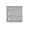 Вентилационна решетка със защитна мрежа 140x140 AirRoxy 02-718 неръждаема стомана