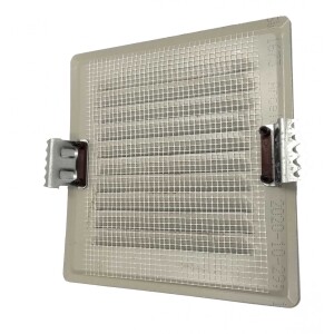Вентилационна решетка със защитна мрежа 140x210 AirRoxy 02-731 неръждаема стомана