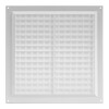 Вентилационна решетка със защитна решетка, пластмаса Europlast VR2525 250x250mm бяла