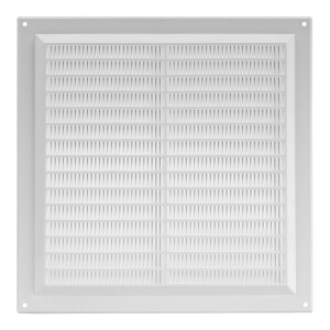 Вентилационна решетка със защитна решетка, пластмаса Europlast VR2525 250x250mm бяла