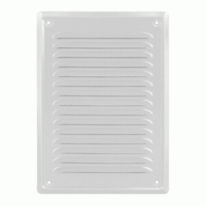 Вентилационна решетка със защитна мрежа 140×210 AirRoxy 02-719 бяла