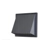 AirRoxy клапна вентилационна решетка 02-501 GR, 170×170, Ø100 антрацит