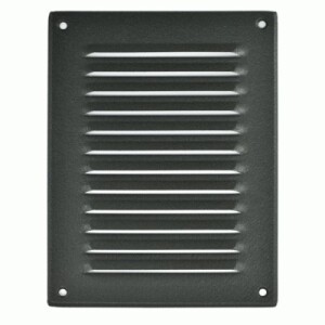 Вентилационна решетка със защитна мрежа 140×210 AirRoxy 02-719 GR графит