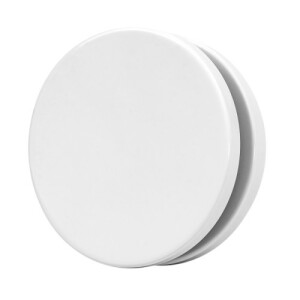 Регулируем метален смукателен анемостат Europlast DMKP125 Ø125 мм, бял