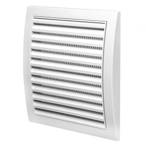 Вентилационна решетка пластмасова Europlast N12 190x190mm, бяла