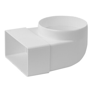 Пластмасово коляно с кръгъл извод Europlast KLD 110x55 мм, Ø100 мм
