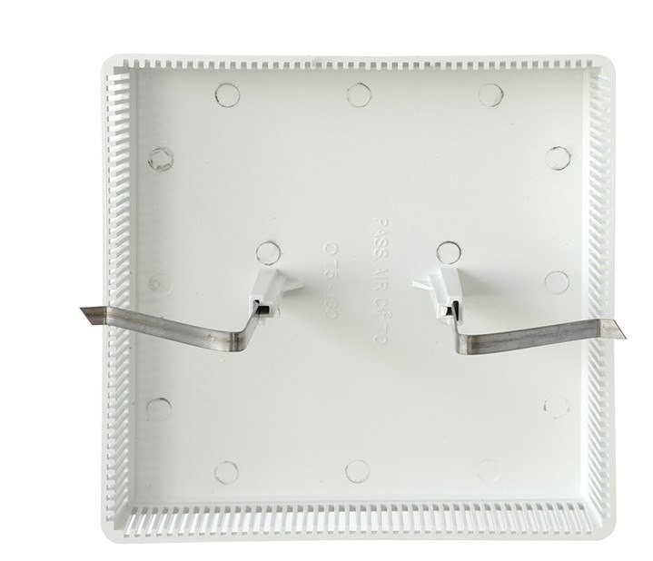 Саморегулиращ се пружинен вентилационен капак CPU1616AB, Ø75/150mm, бял