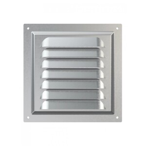 Вентилационна решетка със защитна мрежа, метал 1515 MC 150x150mm, сребриста
