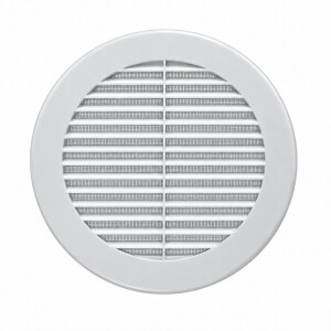 Пластмасова вентилационна решетка EUROPLAST PVC , ф150